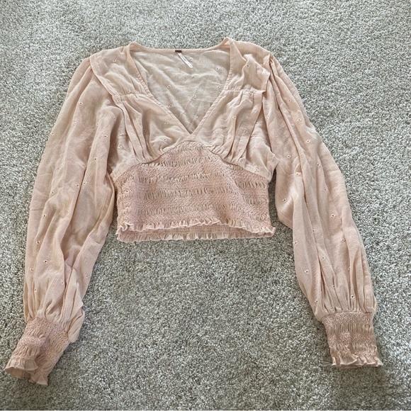 Free People Tops - Free people blush top